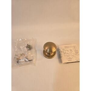 Baldwin 5069.033.IDM Half Dummy Door Knob 2-3/8 Antique Brass Round Rosette
